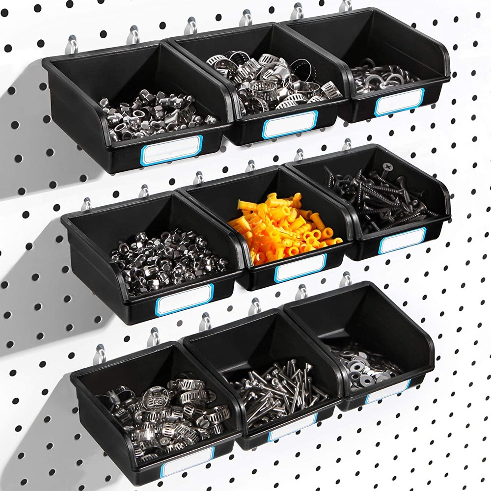 Workshop Tools Box - 1/6 세트 후크 및 라벨이 있는