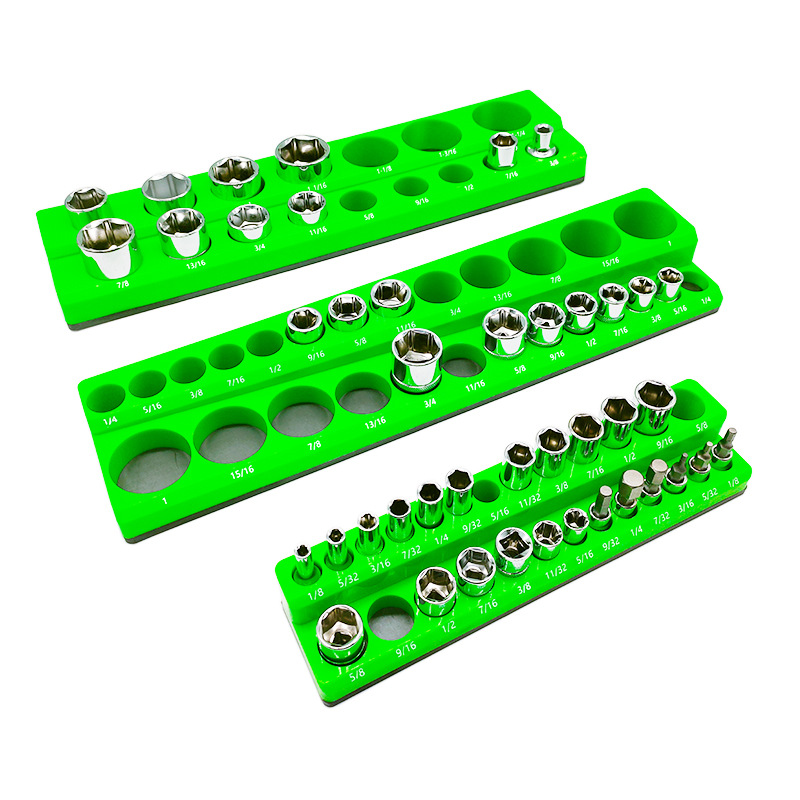 Workshop Tools Box - 소켓 정리 트레이 마그네틱 홀더 레일