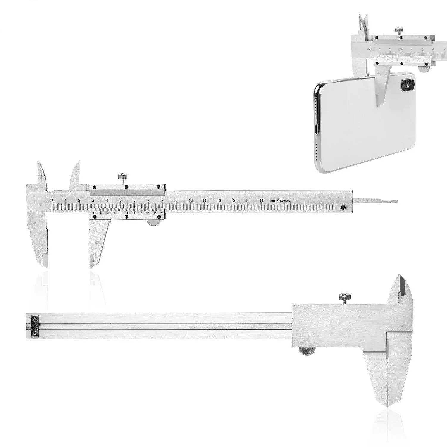 Workshop Tools In Engineering - 0-150mm 버니어 캘리퍼스 0.02mm 정확도 탄소강