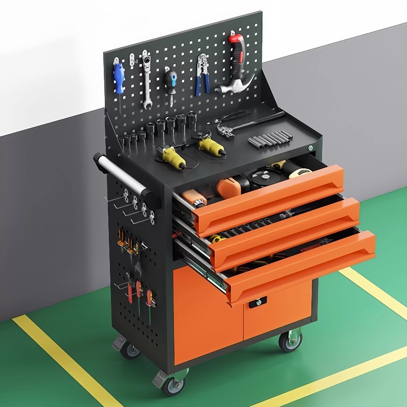 Workshop Tools Box - 자동차 수리 공구 카트, 서랍, 하드웨어