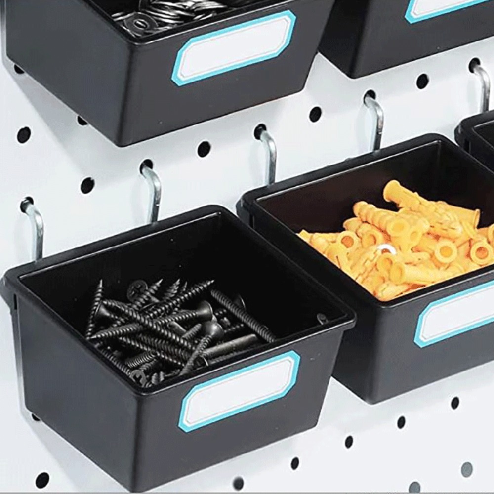 1/6 세트 후크 및 라벨이 있는 페그보드 상자 작업장 - Workshop Tools Box 리뷰 및 가격