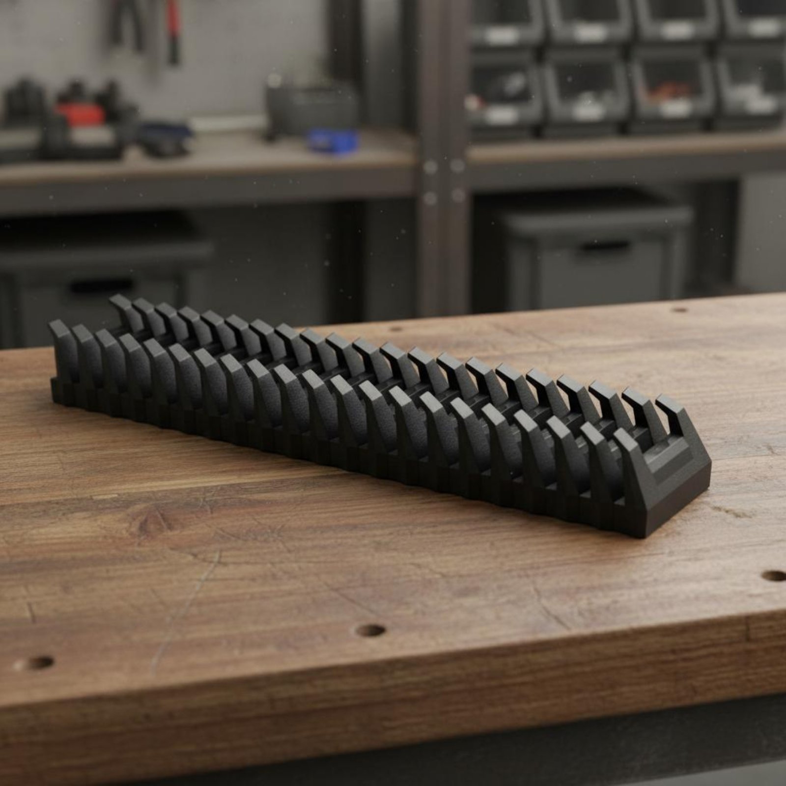 렌치 보관 레일에는 사이즈 라벨이 포함되어 있으며, 렌 - Tools For Garage 리뷰 및 가격