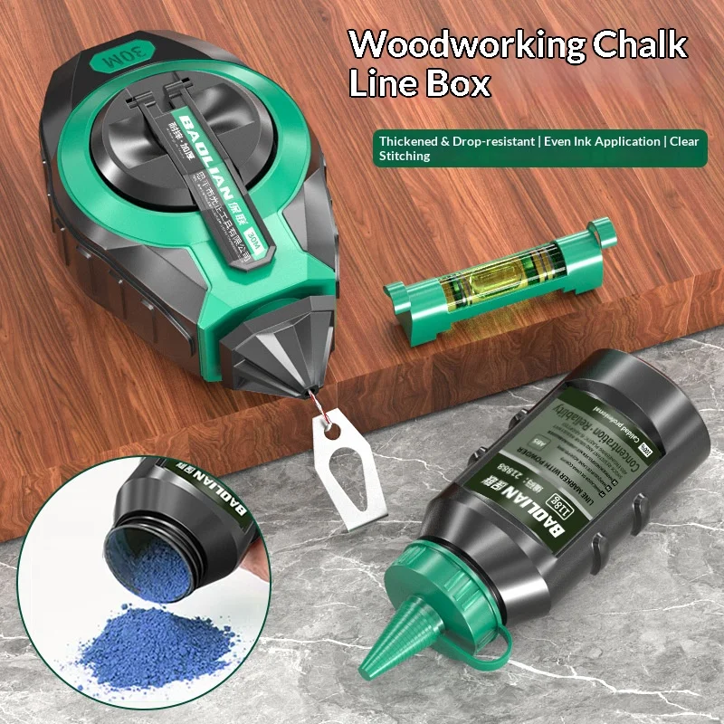 3피스 라인 마킹 도구 목공 작업장용 분필 라인 릴,  - Workshop Marking Tools 리뷰 및 가격
