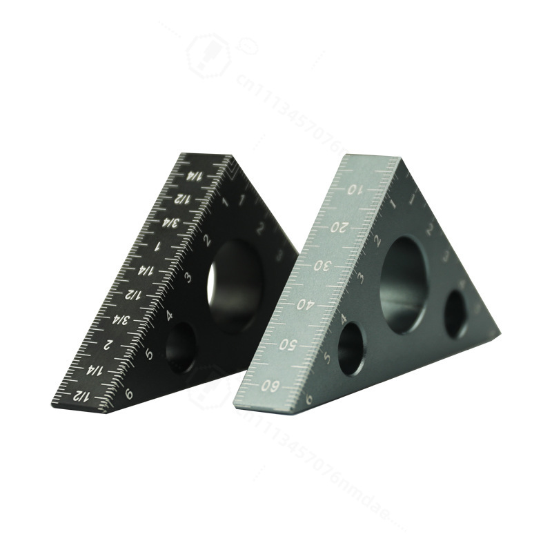 두꺼운 알루미늄 삼각자 90/45도 °   목공 직각  - Workshop Marking Tools 리뷰 및 가격