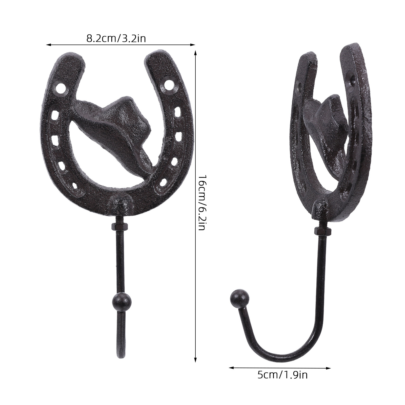 나사 장착형 견고한 철제 벽걸이 후크 - 가정, 사무실 - Workshop Tools Hanging 리뷰 및 가격