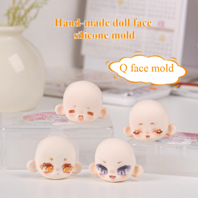 초경량 클레이 Q 버전 만화 인형 얼굴 실리콘 몰드,  - Tools Qa 리뷰 및 가격